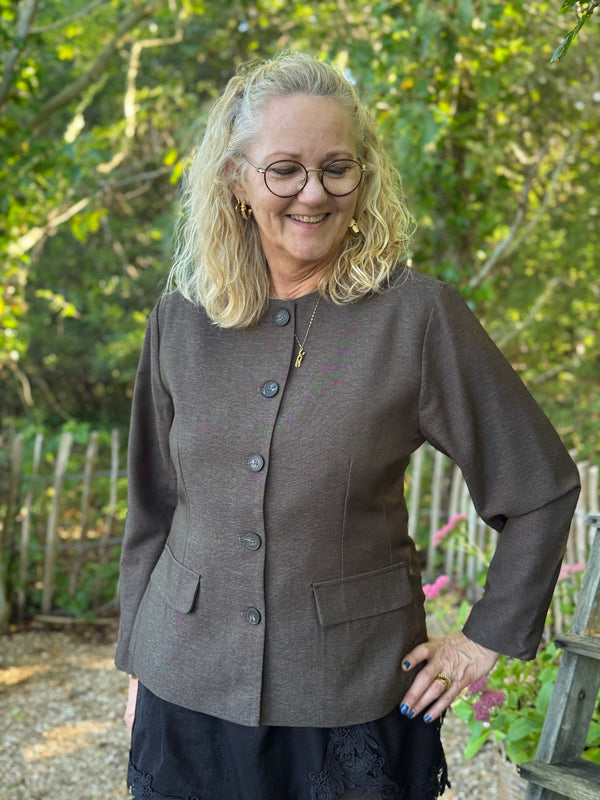 Isay Osa Blazer - Brown Melange