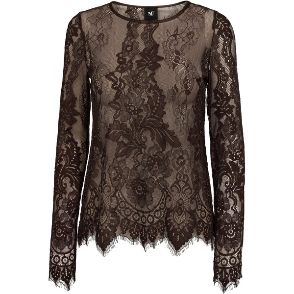 Nü Denmark Charlotte Top L/S - Brown