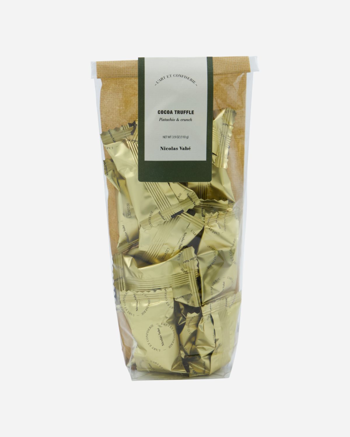 Nicolas Vahe Cocoa truffle with pistachio and crunch | Nicolas Vahe | Køb online hos Moster D – Hurtig levering