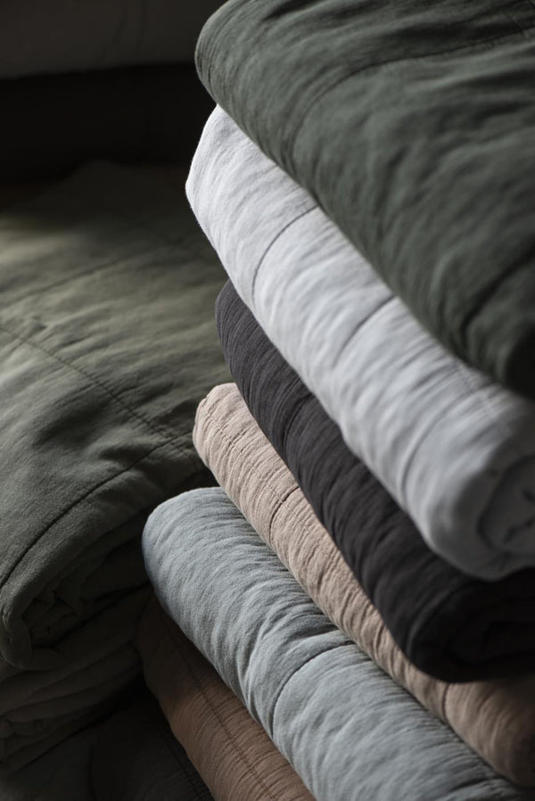 Ib Laursen Vintage Quilt - Ash Grey