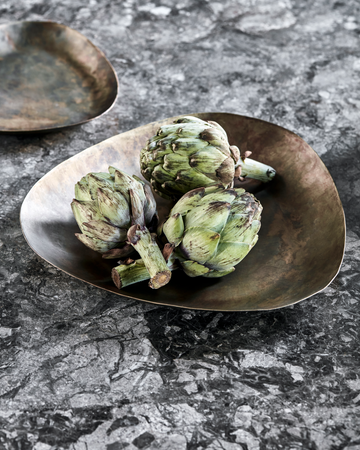 House Doctor Tafa Tray - Antique Brass Finish