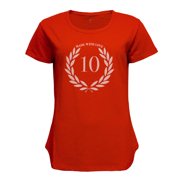 Costa Mani Ten Tee - Red