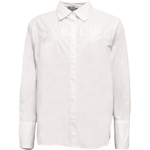 Costa Mani Letters Shirt - White