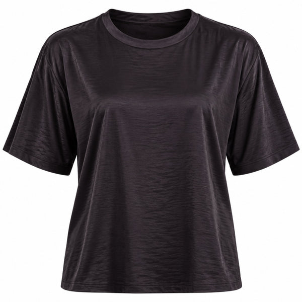 Costa Mani Clip S/S Blouse - Dark Grey