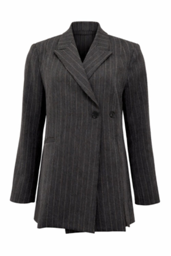 Costa Mani Majsi Blazer - Dark Stripe Choco