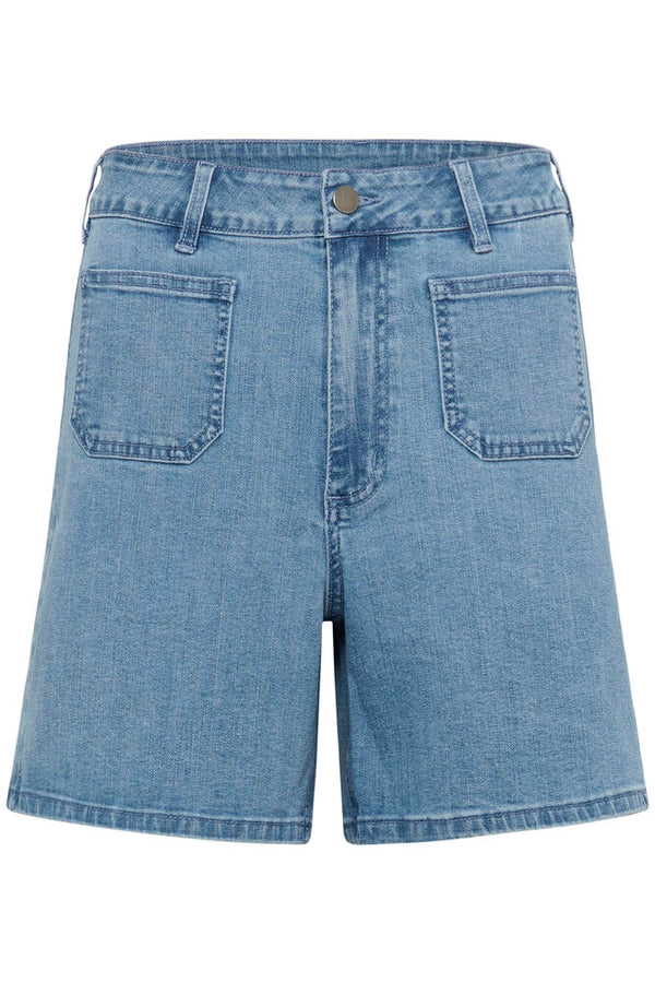 Kaffe Sarah Denim Shorts - Light Blue