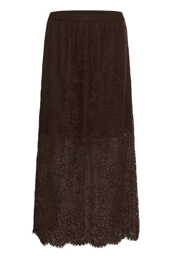 Kaffe Cornelia Skirt - Coffee Bean