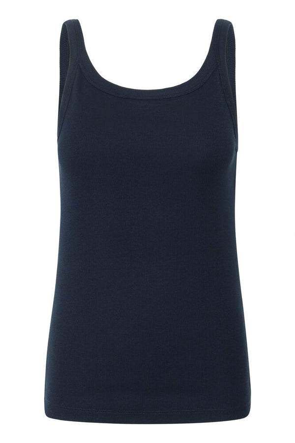 Kaffe Carna Tank Top - Midnight Marine