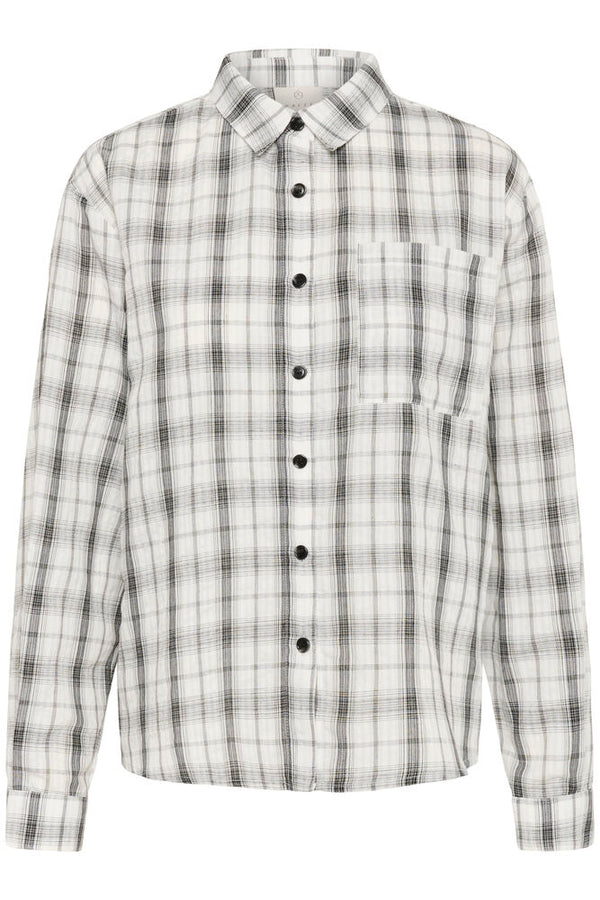 Kaffe Paula Shirt - Chalk W. Black