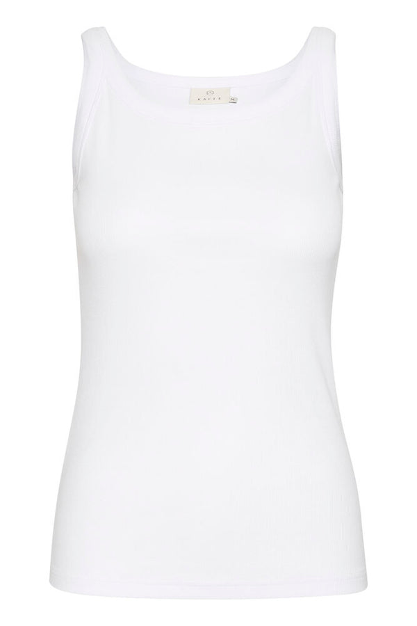 Kaffe Carna Tank Top - Optical White