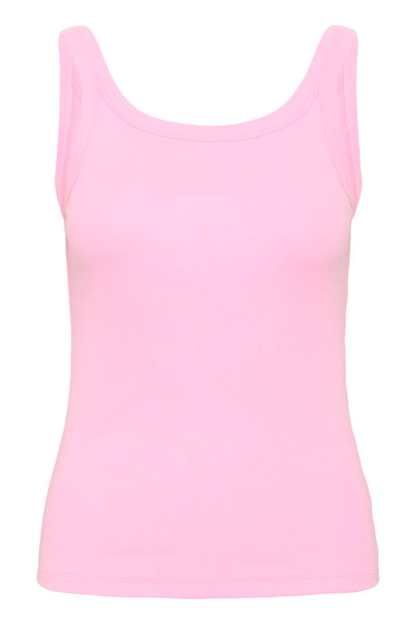 Kaffe Carna Tank Top - Pink Frosting
