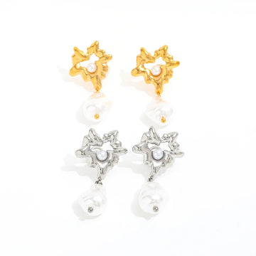 Muun pearl Øreringe 18k guldbelagt | muun studios | Køb online hos Moster D – Hurtig levering