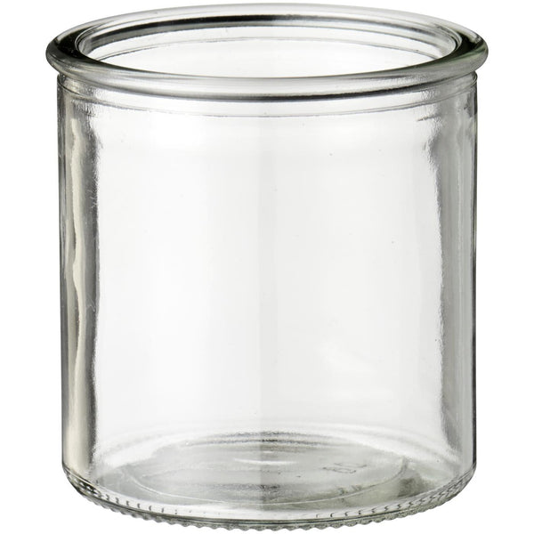Ib Laursen Hannah Potte Klart Cylinderformet Glas - H: 8 cm, Ø: 7,5 cm