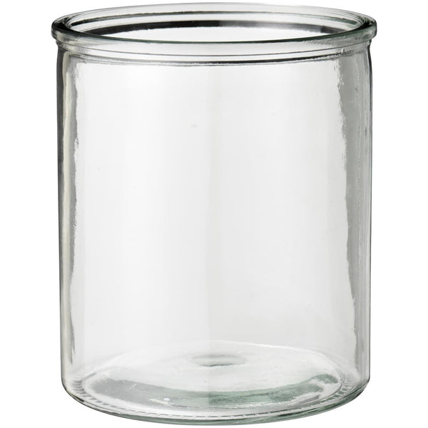 Ib Laursen Hannah Potte Klart Cylinderformet Glas - H: 17 cm, Ø: 14,5 cm