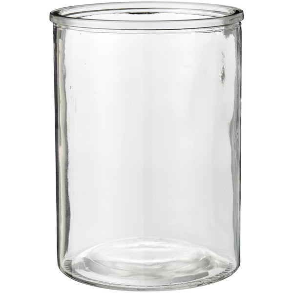 Ib Laursen Hannah Vase Klart Cylinderformet Glas - H: 20 cm, Ø: 14,5 cm