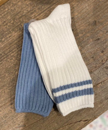 Tif Tiffy Organic Cotton socks - Faded Denim