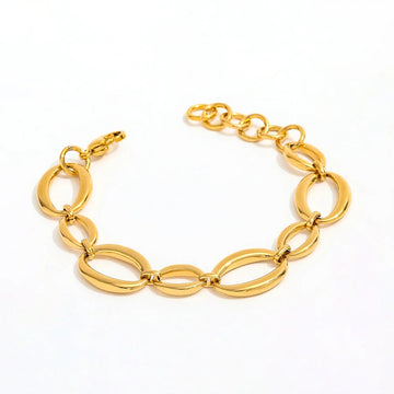 Chunky Link Armbånd 18K Guldbelagt