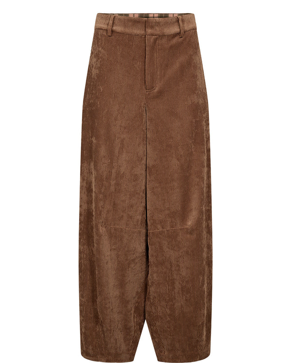 Nümph Celise Barrel Pants - Deep Taupe