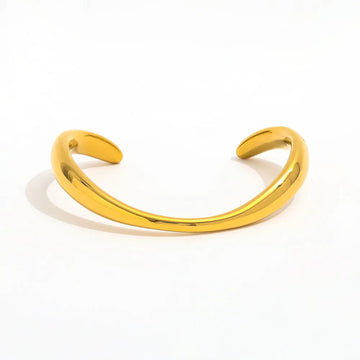 Curvy Bangle 18K Guldbelagt | muun studios | Køb online hos Moster D – Hurtig levering