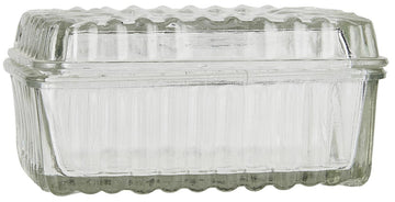 Ib Laursen - Smørboks mønstret glas