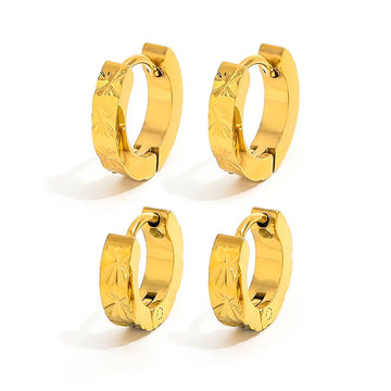 Starburst Ørering 18K Guldbelagt