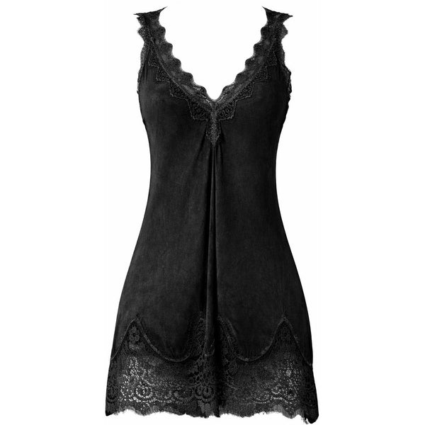 Costa Mani Mila Lace Top - Black