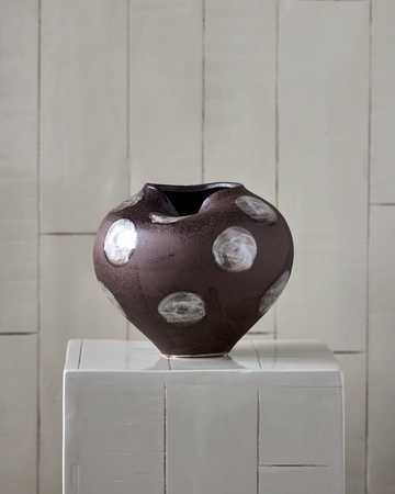 House Doctor Expo Vase - Brown & Off-White