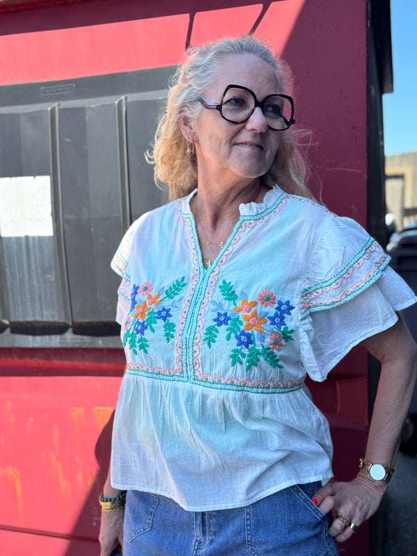 Culture Lucinda Blouse - Spring Gardenia