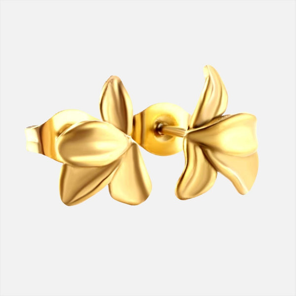 muun studios Celina Flower Earring - 18K Gold Plated 18K Gold Plated