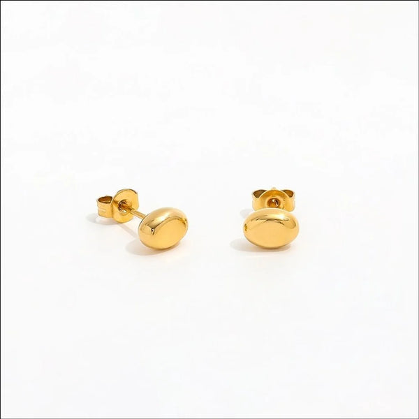 Liora Oval Mini Ørestik - 18K Guldbelagt