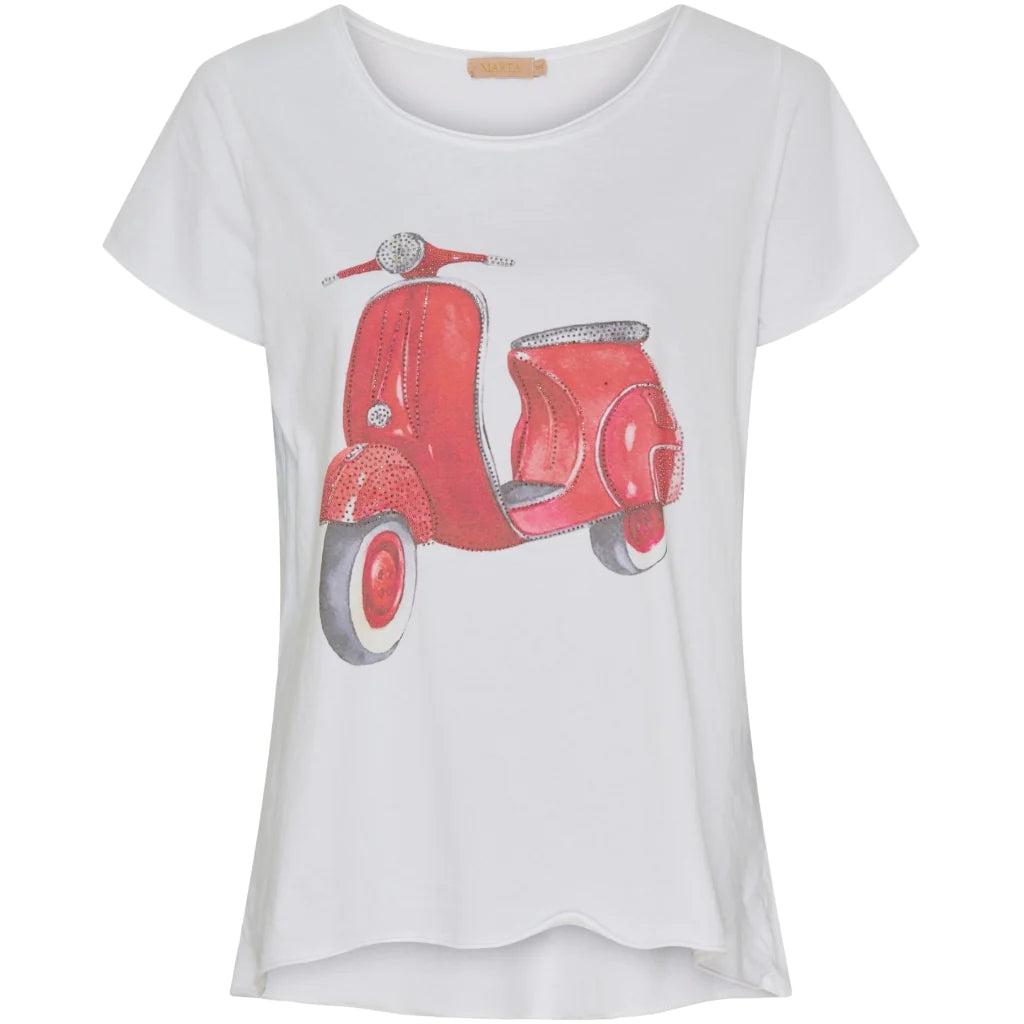 Marta du chateau Marie T-shirt - Red Scooter