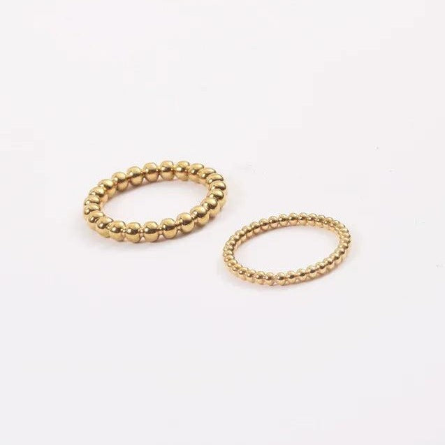 Bobler Ring Stor 18K Guldbelagt | muun studios | Køb online hos Moster D – Hurtig levering