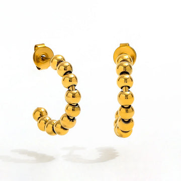 Bead Ørestikkere 18K Guldbelagt | muun studios | Køb online hos Moster D – Hurtig levering