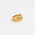 Croissant Dome Ring 18K Guldbelagt | muun studios | Køb online hos Moster D – Hurtig levering