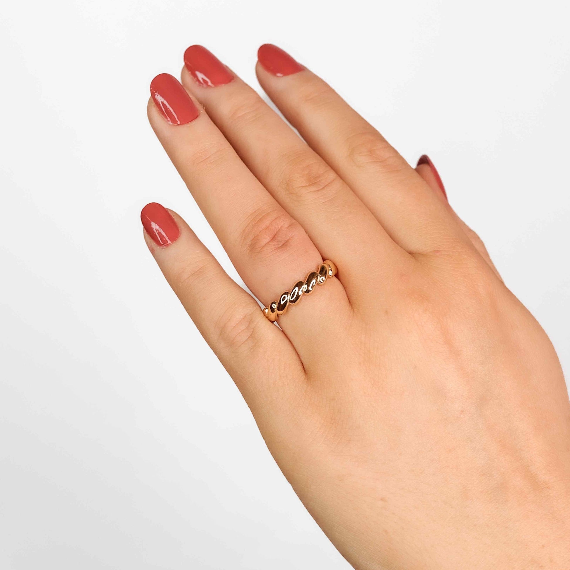 Enigma Ring 18K Guldbelagt | muun studios | Køb online hos Moster D – Hurtig levering