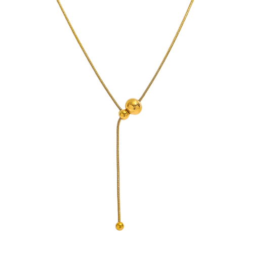 Jun Halskæde 18K Guldbelagt | muun studios | Køb online hos Moster D – Hurtig levering