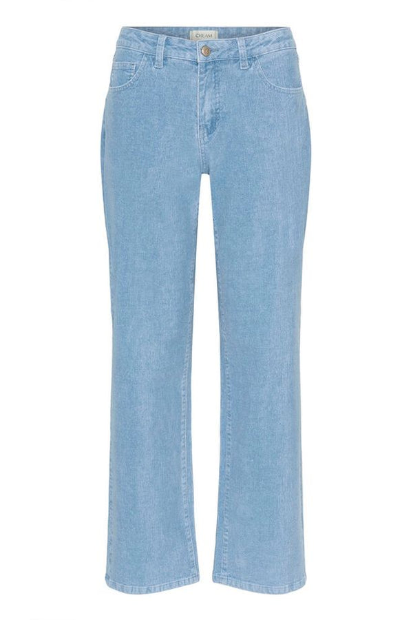 Cream Rafael Corduroy Pant - Light Blue