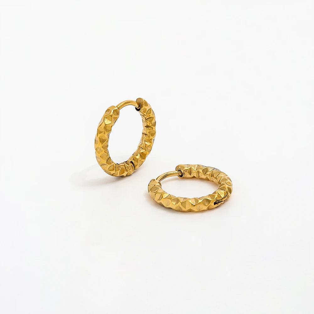 Irregulær Øreringe 18K Guldbelagt | muun studios | Køb online hos Moster D – Hurtig levering