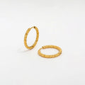 Irregulær Øreringe 18K Guldbelagt | muun studios | Køb online hos Moster D – Hurtig levering