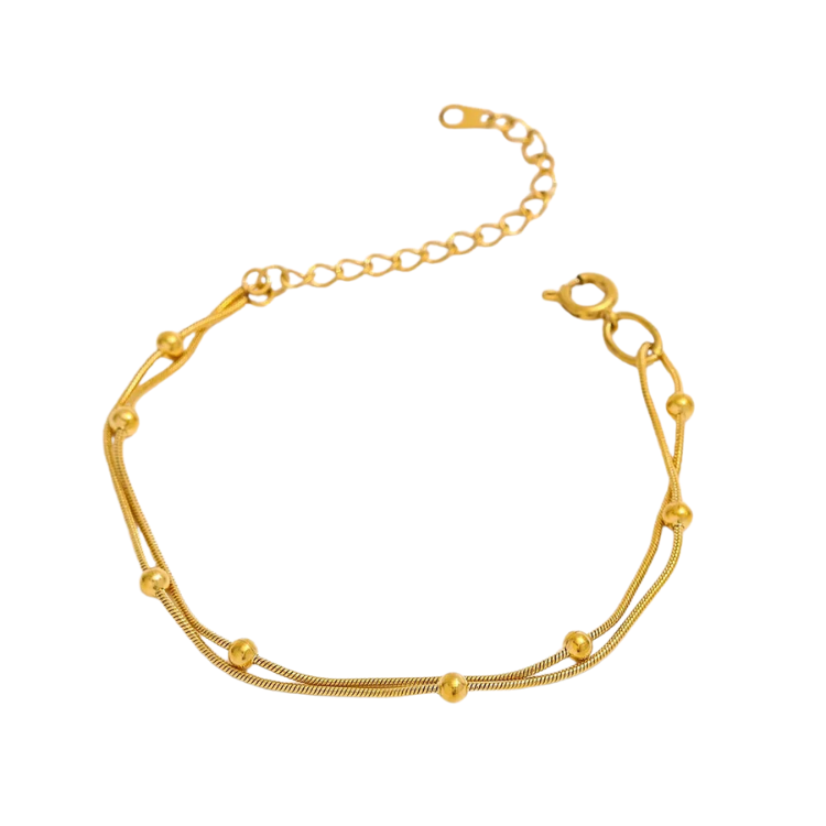 Beads Armbånd 18K Guldbelagt | muun studios | Køb online hos Moster D – Hurtig levering