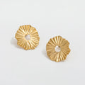 Solsikke Ørestikkere 18k Guldbelagt | muun studios | Køb online hos Moster D – Hurtig levering