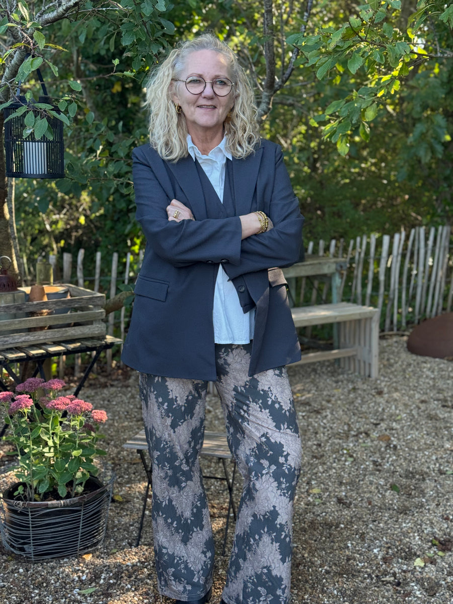 Costa Mani Laci Pants - Grey/Sand