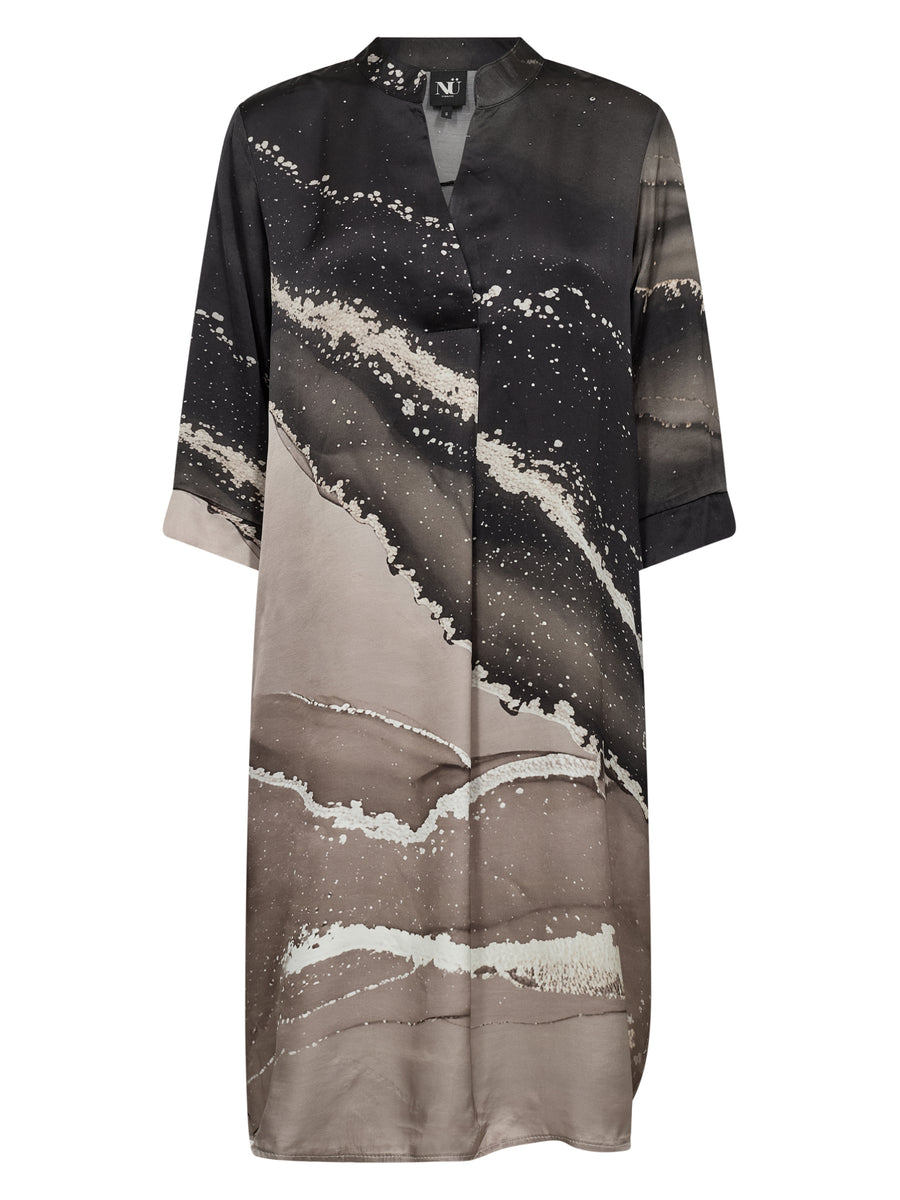 Nü Denmark Cilje Tunic Dress - Cigar Mix