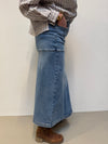 Costa Mani Coss Skirt - Blue Denim
