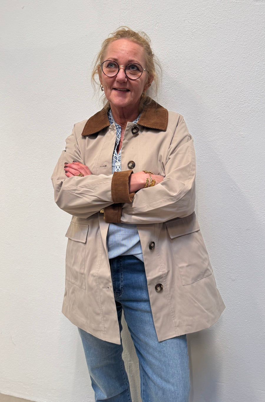 Cream Jaxy Jacket - Savannah Tan