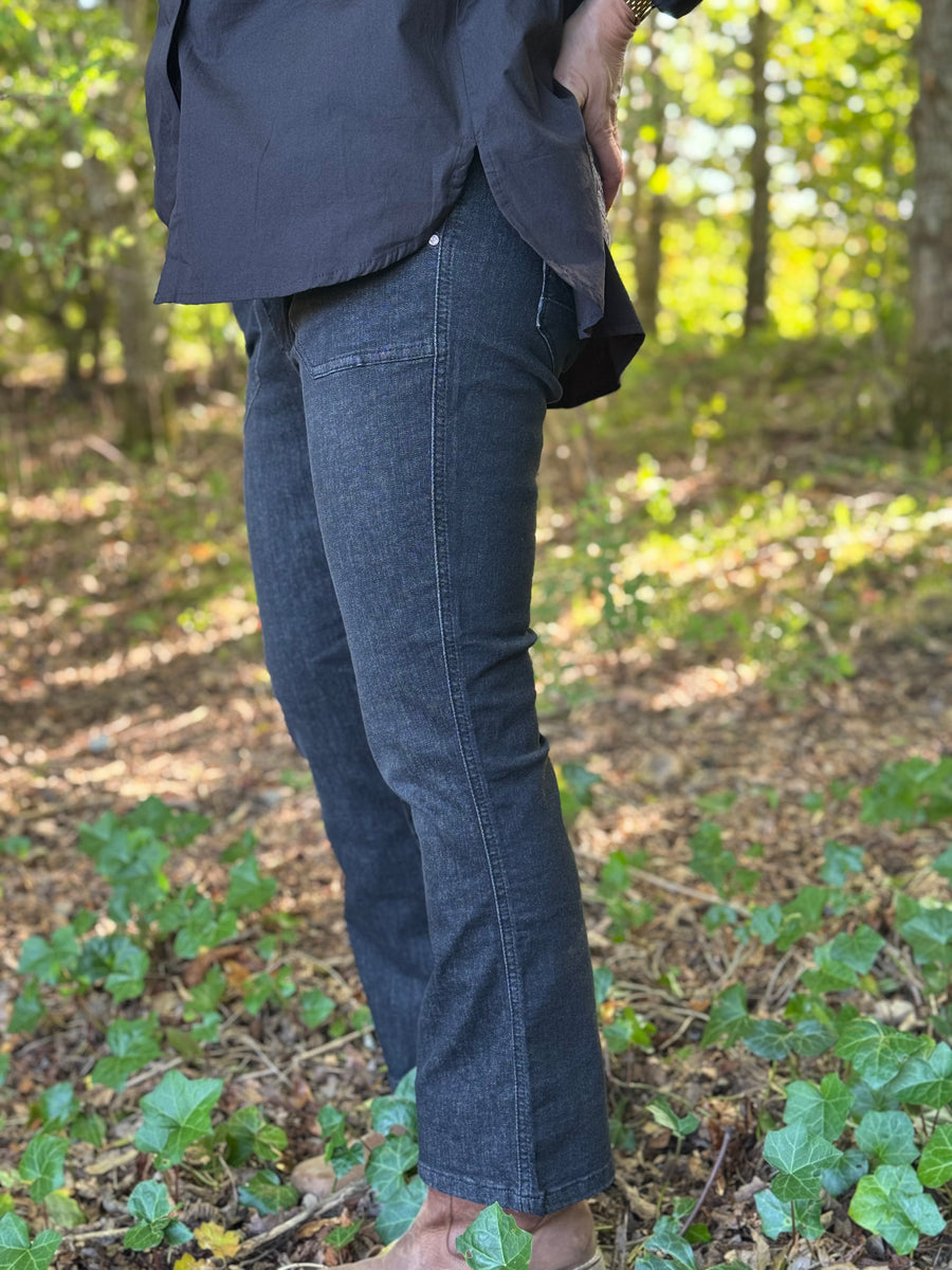 Isay Como Flare Jeans - Washed Grey