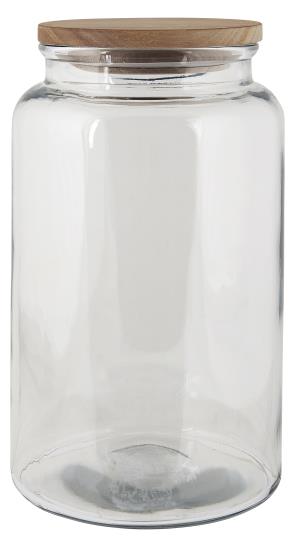 Ib Laursen - Glaskrukke m/trælåg 3750 ml