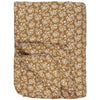 Ib Laursen - Quilt brun m/små hvide blomster 130x180 cm | Ib Laursen | Køb online hos Moster D – Hurtig levering
