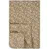 Ib Laursen Quilt - Cremefarvet m/brune blomsterranker