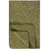 Ib Laursen Quilt - Grå m/grønne, blå & rosa blomster